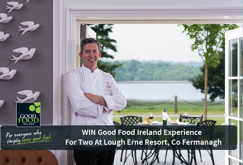 NOW CLOSED WIN Good Food Ireland Experience for 2 in Lough Erne Resort