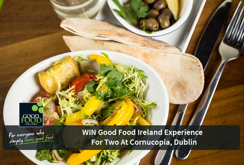 NOW CLOSED WIN Good Food Ireland Experience for Two at Cornucopia, Dublin