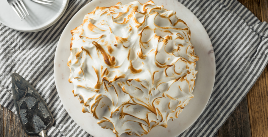 Baked Alaska with Glastry Farm Ice Cream