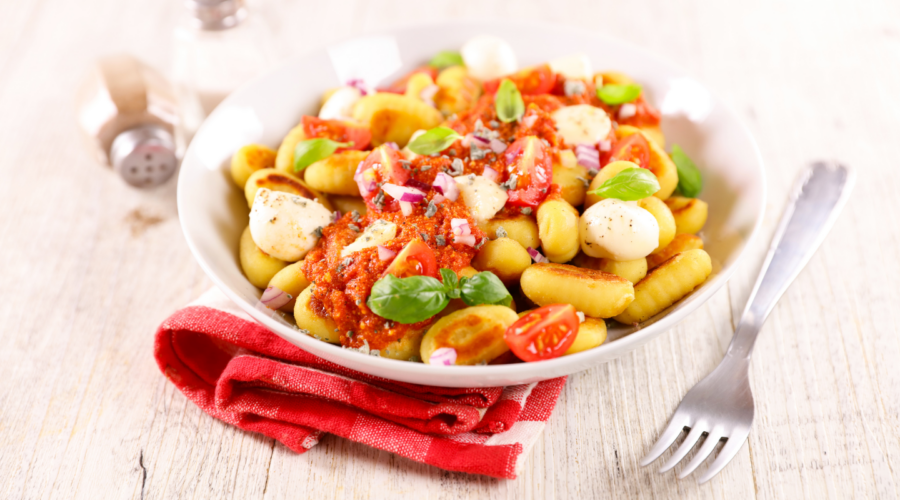 Gnocchi Cherry Tomatoes & Buffalo Mozzarella