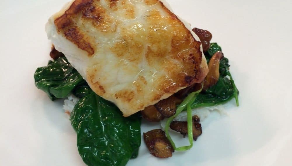 Pan Fried Monkfish, White Fish