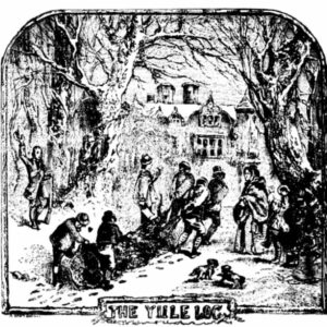 History of The Yule Log, Christmas Cake