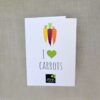 I love carrots greeting cards