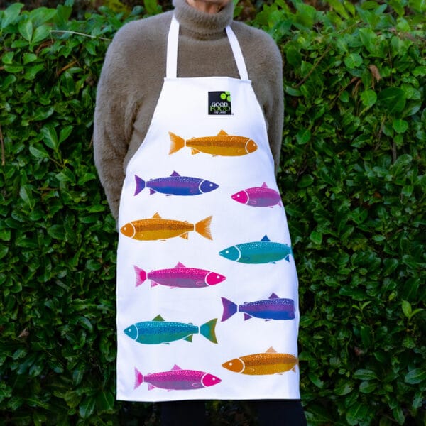 Good Food Ireland Salmon Cotton Apron